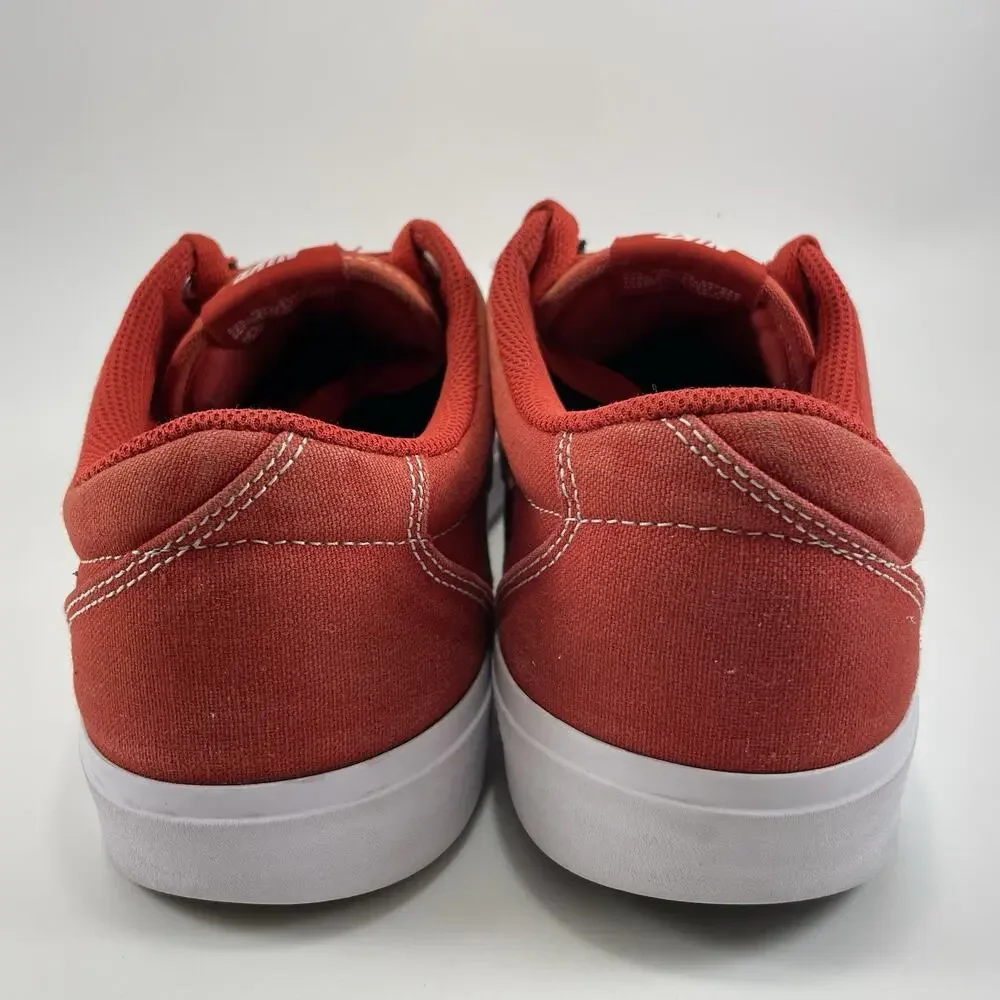 Nike Charge Canvas SB Mens Size 11 Mystic Red Causal Shoes CD6279-601 Lace Up
